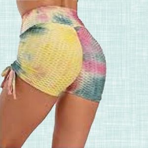 Tie-dye Tummy-control Biking Shorts